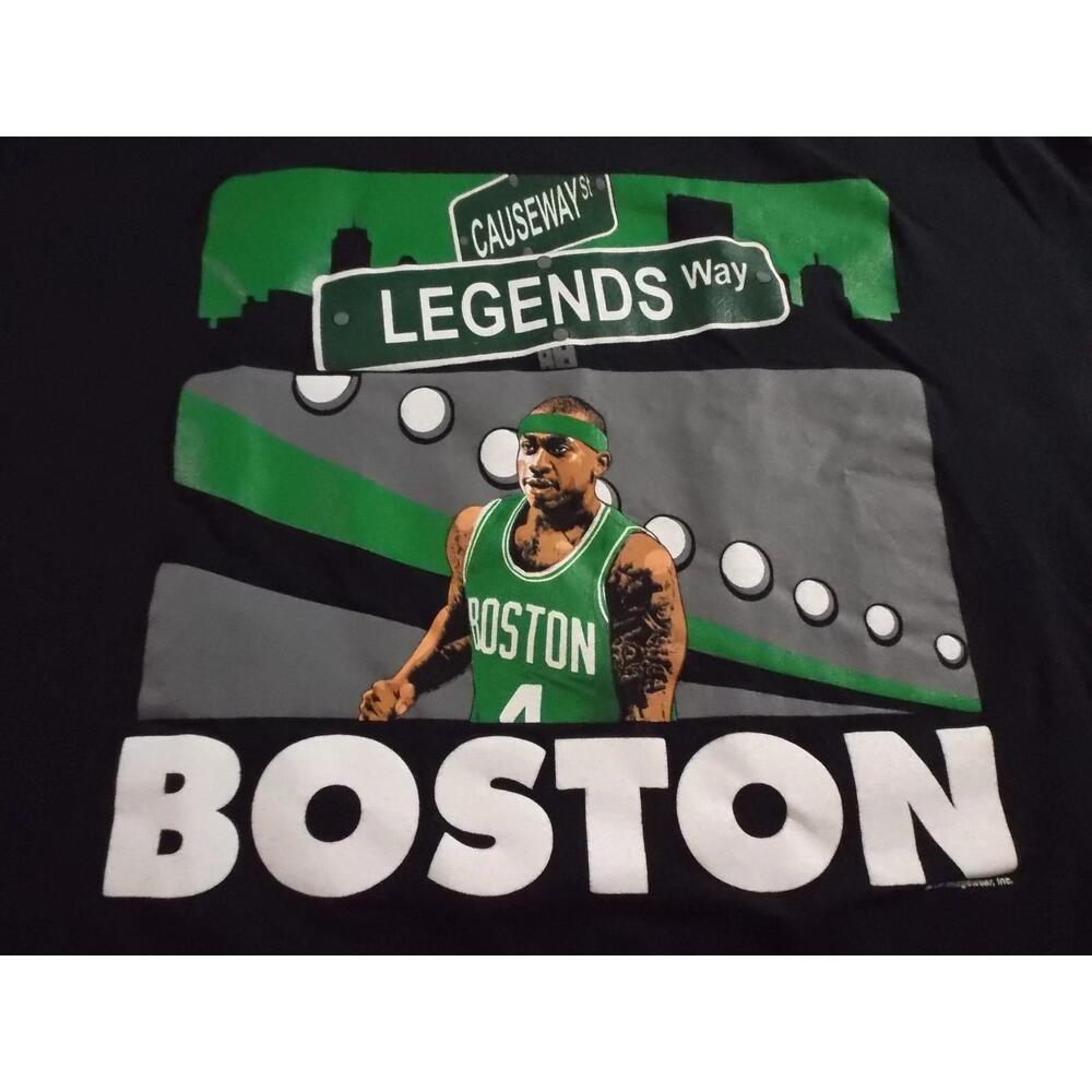 Boston Celtics Rondo Legends Way 100 Cotton Black T-Shirt
